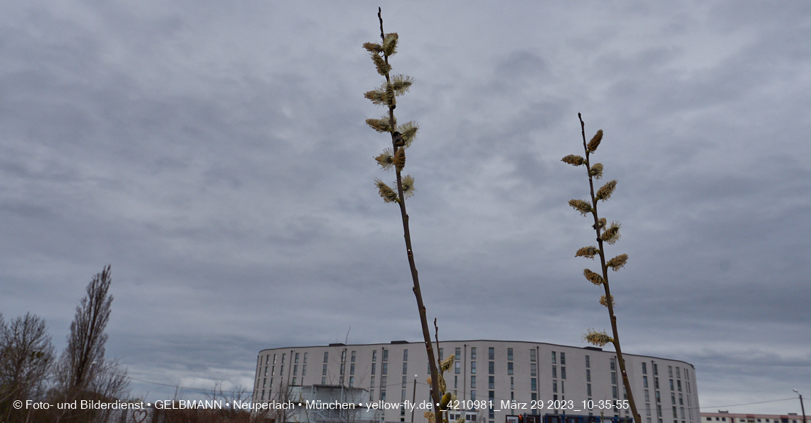 29.03.2023 - Baustelle REVO und Umgebung in Neuperlach